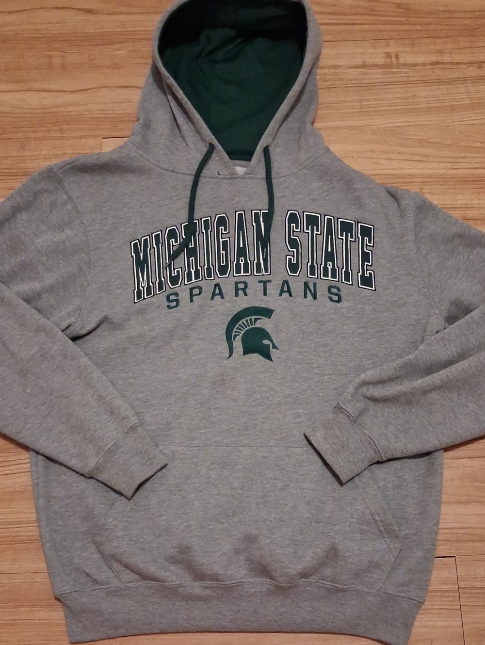 Colosseum Michigan State Gray Hoodie Sweatshirt